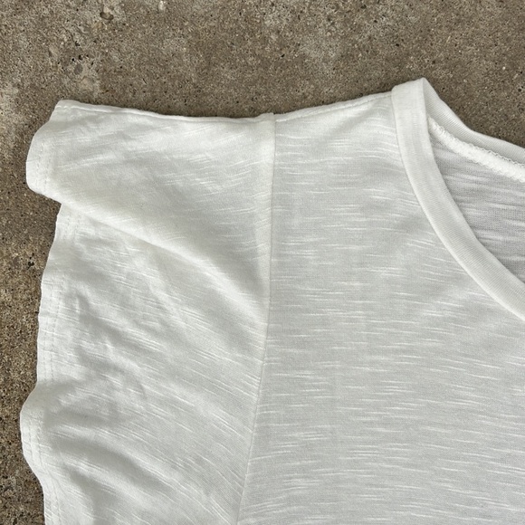 EUC Lazy Sundays off white unique top - Picture 3 of 9